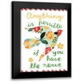 thumbnail image 1 of Hely, Shelly 15x18 Black Modern Framed Museum Art Print Titled - Anything IS Possible, 1 of 5
