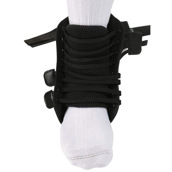 Hely & Weber 304 Webly Orthosis Lace-Up Brace for Chronic Ankle Sprains, Medium: Men 9.5 - 11, Women 10 - 12, Black