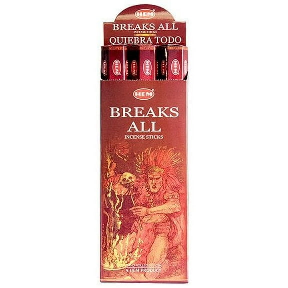 Hem Breaks All Incense, 120 Stick Box