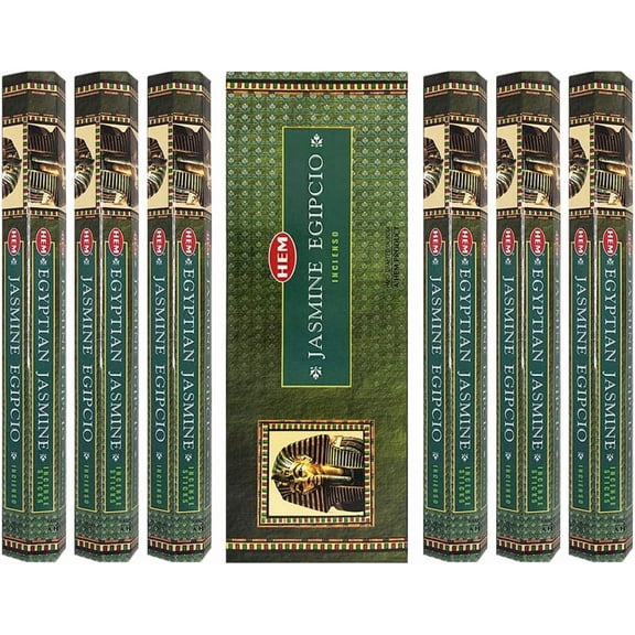 Hem Egyptian Jasmine Incense Sticks - 120 Stick Bulk Box (6 Inner Tubes of 20)