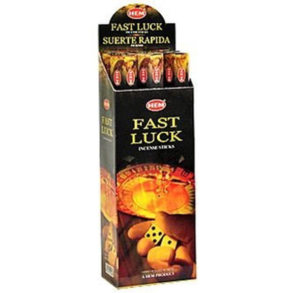 Hem Fast Luck Incense, 120 Stick Box