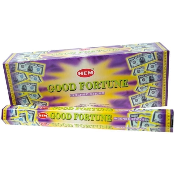 Hem Good Fortune Incense Sticks - 120 Stick Bulk Box (6 Inner Tubes of 20)