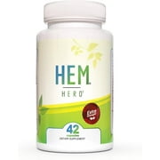 Hem Hero Extra Strength Hemorrhoid Treatment - Reduce Swelling, Soothe Itching & Irritation - 100% Natural - Vegetarian Capsules - (1 Bottle Pack)