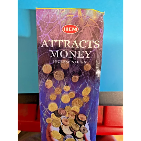 Hem Incense Sticks. 120Ct Box Attracts Money