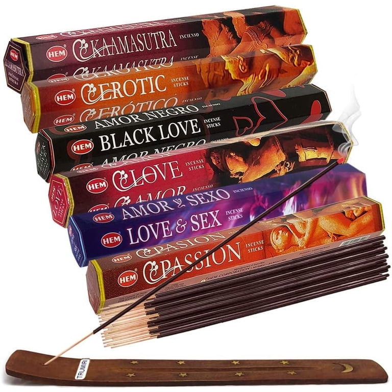 Hem Incense Sticks Variety Pack #24 And Incense Stick Holder