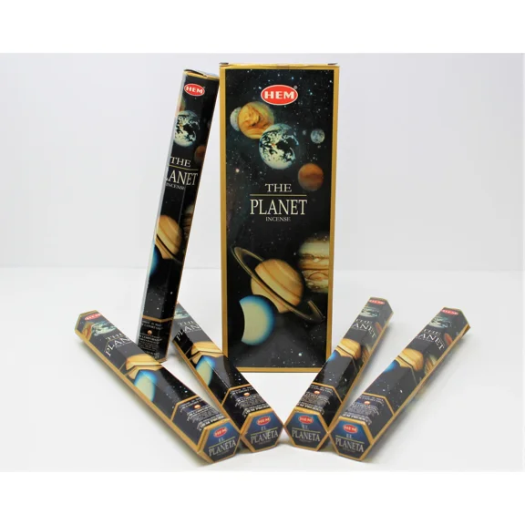 Hem Planet Incense Bulk 6 X 20 Stick Box, 120 Sticks, Hem Incense, Free Shipping
