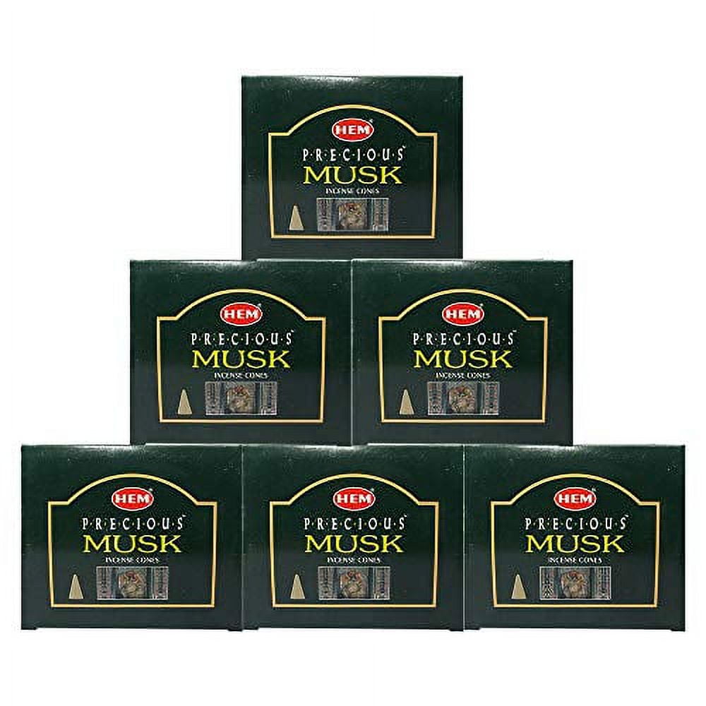 Hem Precious Musk Incense Cones – Choose Your Quantity, Free Shipping, Long-Lasting Scent 4 thumbnail image