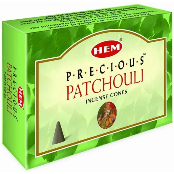 Hem Precious Patchouli Incense Cones | Long Lasting Aroma For Positivity & Pure