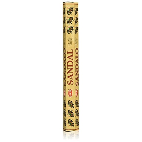 Hem Sandal Incense Stick, Box contains 6 hexa tubes of 20g each