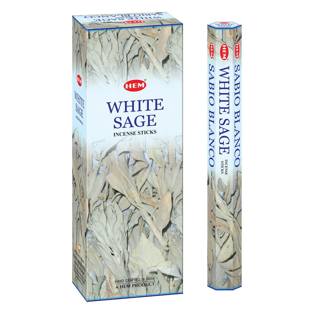 Varitas de Incienso Salvia Blanca Con Feromonas / White Sage Incense 10  Sticks