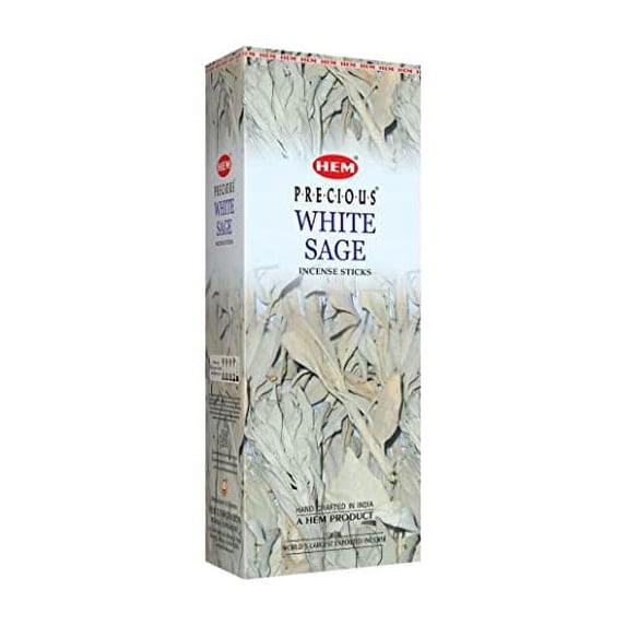 Hem White Sage Incense Sticks - 120 Stick Bulk Box (6 Inner Tubes of 20)