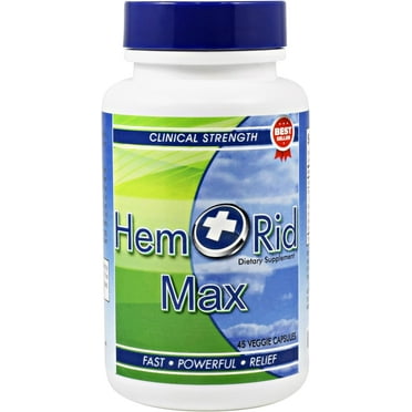 HemRid Max - Fast Hemorrhoid Relief. Get Effective Hemorrhoid Pills. Works in Just 2-5 Days.
