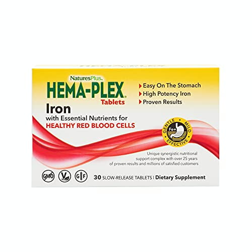 HemaPlex Iron 30 SlowRelease Tablets 85 Mg Elemental Iron