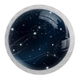 thumbnail image 1 of HemaKayy 4 Pack 1.37" Decorative Cabinet Knobs - Elegant ABS Glass Handles for Home Furniture Decor - Dresser Drawer Door Pulls - Perfect for Kitchen Bedroom - Virgo Constellation, 1 of 1