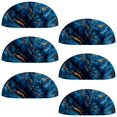 thumbnail image 1 of HemaKayy 6 Pack 3.5" Decorative Cabinet Knobs - Elegant ABS Glass Cup Handles for Home Furniture Decor - Dresser Drawer Door Pulls - Perfect for Kitchen Bedroom - Unique Marble Texture, 1 of 7