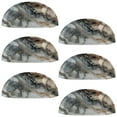 thumbnail image 1 of HemaKayy 6 Pack 3.5" Decorative Cabinet Knobs - Elegant ABS Glass Cup Handles for Home Furniture Decor - Dresser Drawer Door Pulls - Perfect for Kitchen Bedroom - Unique Marble Texture, 1 of 7