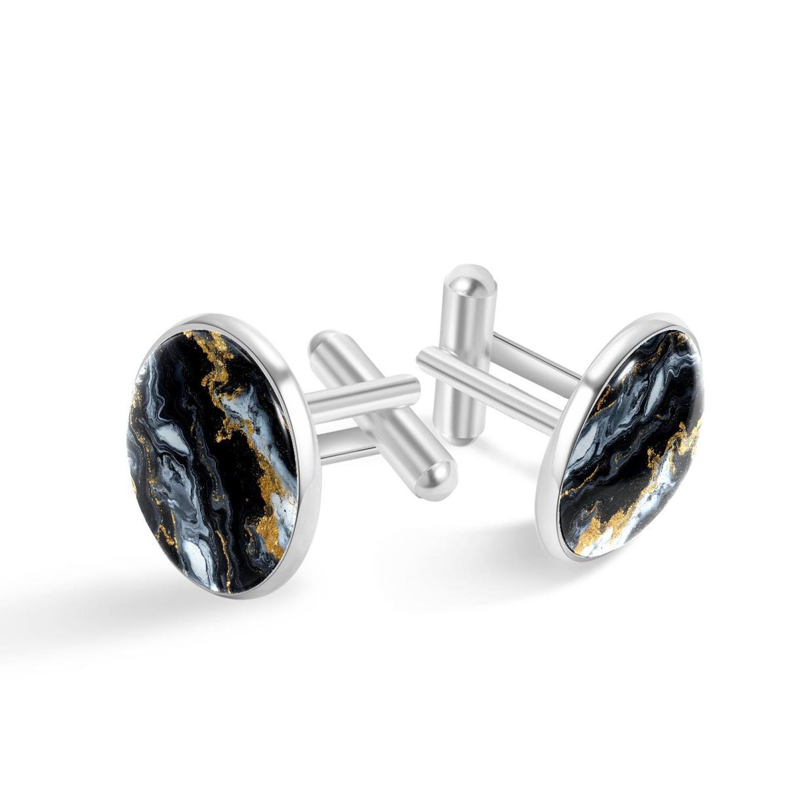 Silver Piano & Treble Clef Cufflinks - Men's Classic Jewelry For Tuxedo, Wedding, Business Gift