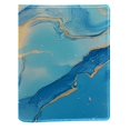 thumbnail image 1 of HemaKayy Decorative Leather Book Sleeve Covers, Colorful Book Cover for Men and Women Bible Classroom Textbook Protection and Care (6.3" x 8.7") - Unique Marble Texture, 1 of 5