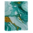 thumbnail image 1 of HemaKayy Decorative Leather Book Sleeve Covers, Colorful Book Cover for Men and Women Bible Classroom Textbook Protection and Care (6.3" x 8.7") - Unique Marble Texture, 1 of 5