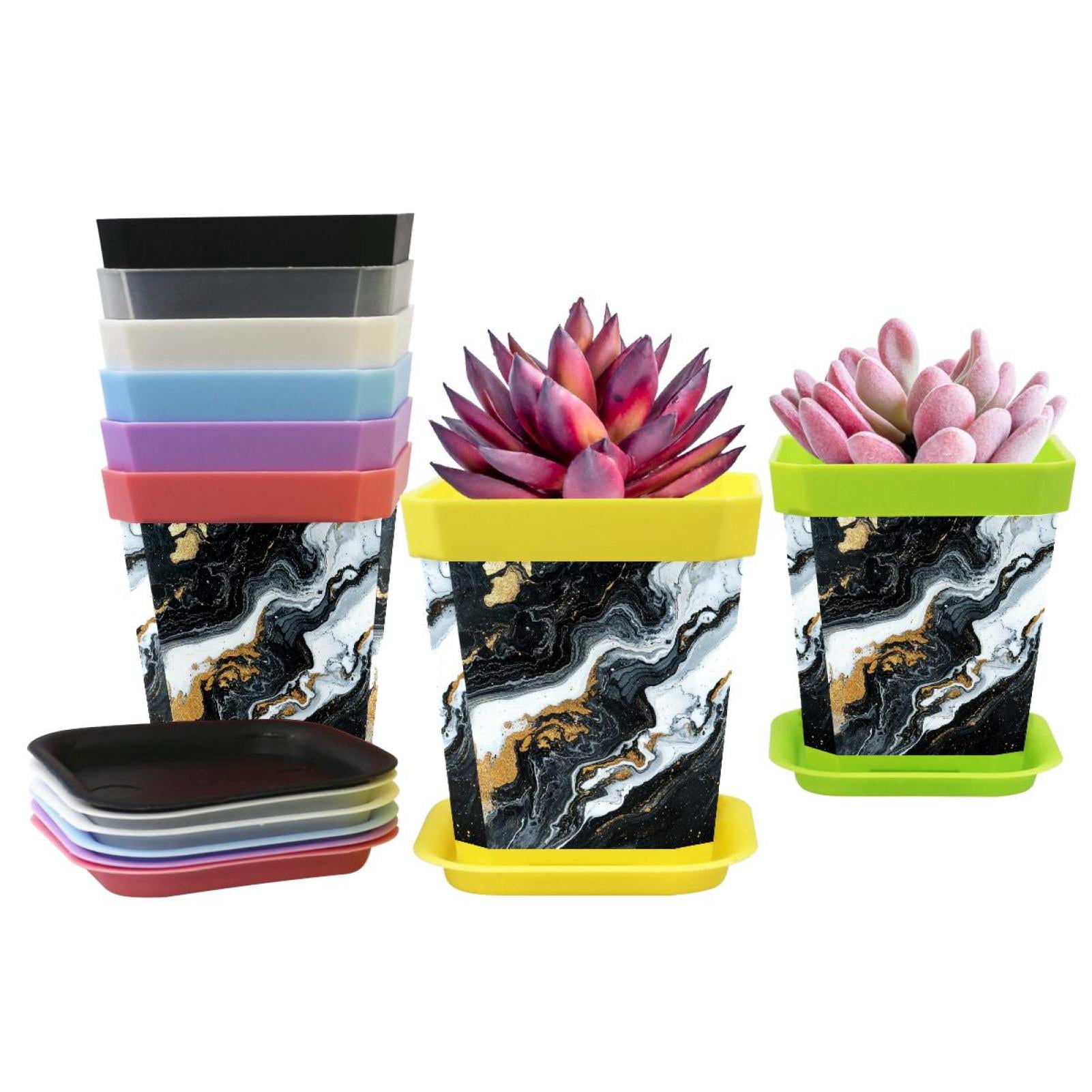 HemaKayy Decorative Planter Pot Set - Perfect for Small Plants