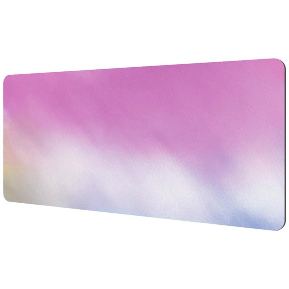 HemaKayy Large Mouse Pad with Non-Slip Rubber Base, Personalized Premium-Textured Custom Computer Mouse Mat Design, Washable Mousepad Mutispandex Cloth, 15.7"x35.2" - Unique Marble Texture