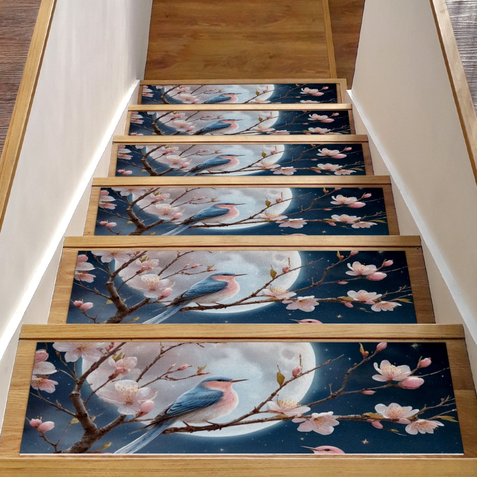 HemaKeyy 15 PC Stair Threads for Wooden Steps 8”x30” Washable Carpet ...