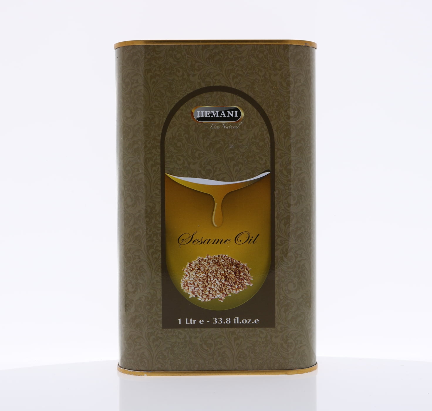 Hemani 100% Natural Sesame Seed Oil - Cold Pressed - 1 Liter (1000ml)