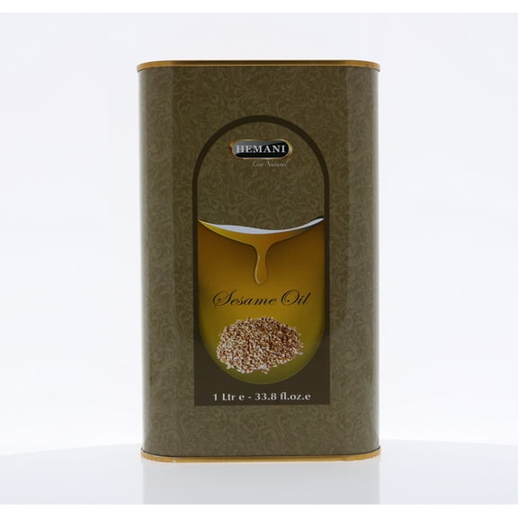Hemani 100% Natural Sesame Seed Oil - Cold Pressed - 1 Liter (1000ml)