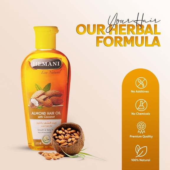 Hemani Almond Hair Oil 200ml