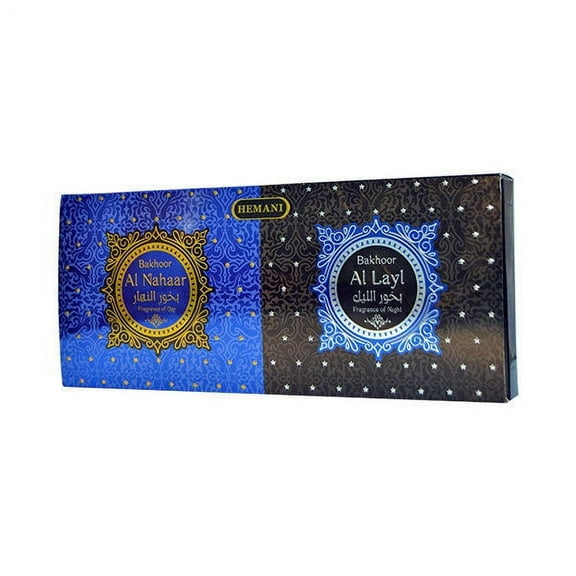 Hemani Bakhoor Al Nahaar / Al Layl (Fragrance Day and Night) 40g