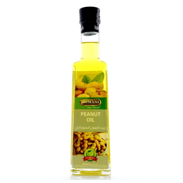 Hemani Peanut Oil 250mL AllNatural, Cold Pressed, and High Smoke