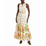 Hemant & Nandita womens Belted Shirtdress, XXS
