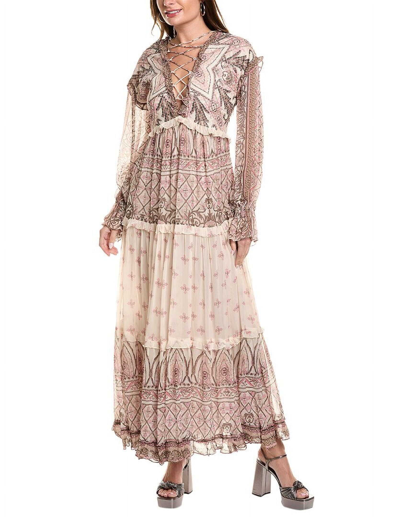 Hemant & Nandita womens Tiered Maxi Dress, XS, White - Walmart.com Hemant & Nandita womens Tiered Maxi Dress, XS, White - Walmart.com
