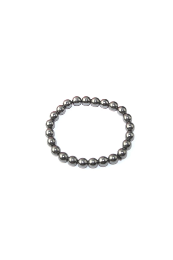 Hematite 8mm Bracelet For Men Or Woman,Healing Crystal,Positive Energy,Round Bead,Fashion Style
