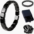 thumbnail image 1 of Hematite Bracelet for Men,Stylish and Trendy Magnetic Bracelet for Enhance your image and Boost your confidence,Beaded Stretch Healing Bracelets,Perfect Gifts(Include Pull-out gift box), 1 of 8