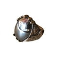 thumbnail image 1 of Hematite Eagle Ring, Natural Hematite Mens Ring, Unisex Ring, Silver Jewelry, 925 Silver Ring, Birthday Gift, Heavy Men Ring, Arabic Design, Ottoman Style Ring, Christmas, Turkey Mens Signet Ring, 1 of 5