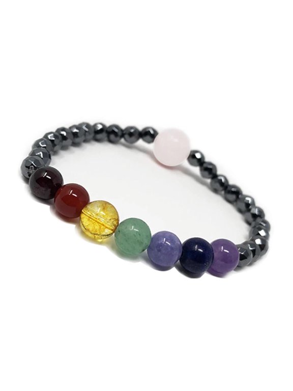 Hematite Non-Magnetic Bracelet Mens Womens Unisex Adjustable Size X19