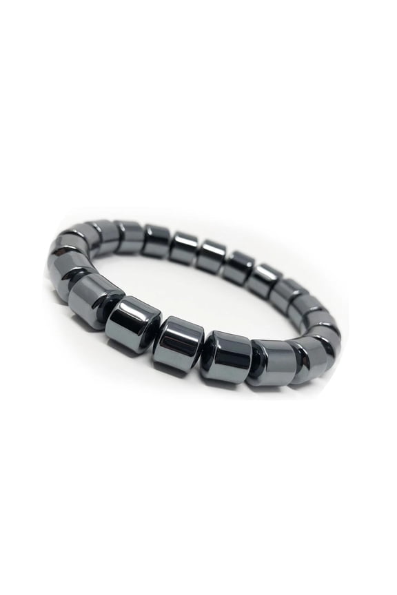 Hematite Non-Strong Bracelet Mens Womens Unisex Adjustable Size Black X13