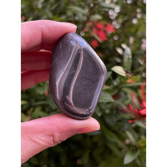 Hematite Pebble, 1.5"-2" Hematite Tumbled Stones, Large Hematite