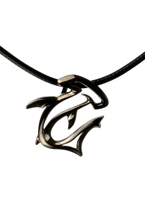 Hematite "The Hammer" Hammerhead Shark Pendant