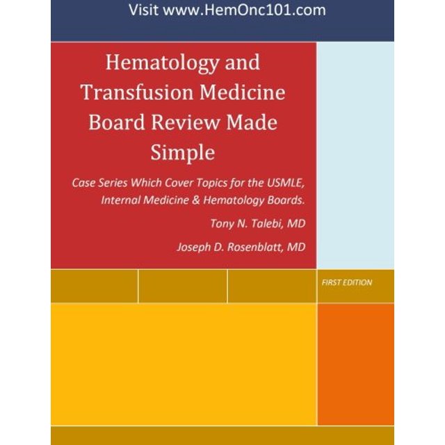 PreOwned Hematology and Transfusion Medicine Board Review Made Simple