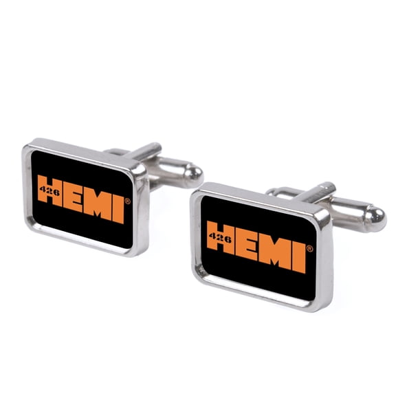 Hemi 426 Logo Fcg Black Orange Cufflink Set One Size