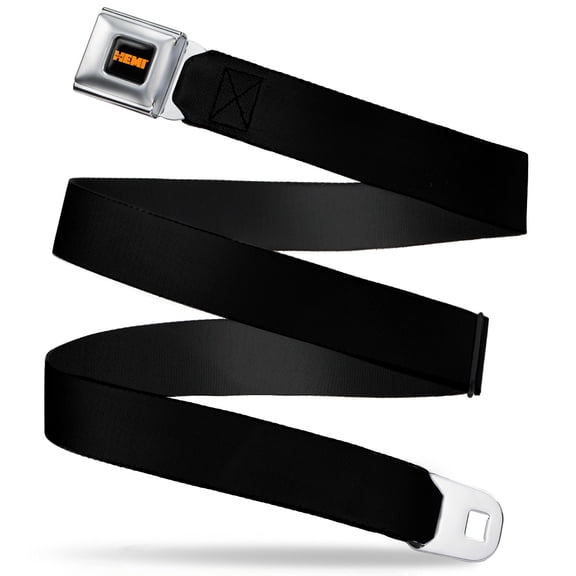 Hemi 426 Logo Full Color Black Orange Black Webbing Seatbelt Belt Fashion Seatbelt Belt Standard