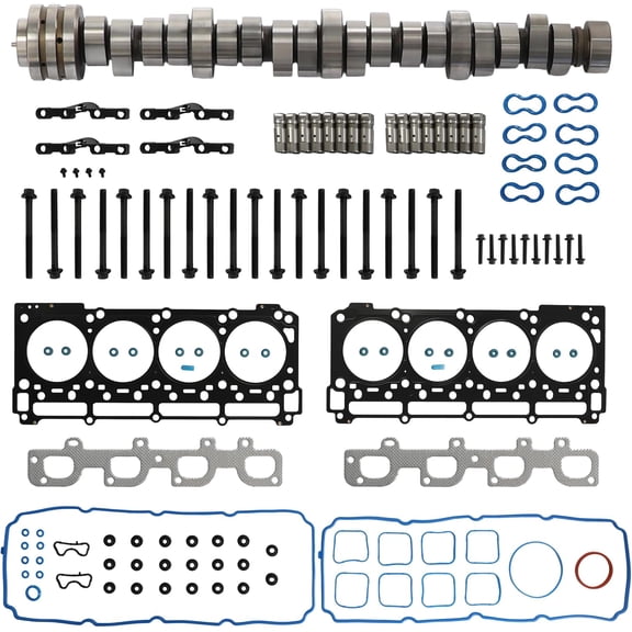 Hemi MDS Lifters Camshaft Kit Head Gaskets For Dodge Challenger Charger Chrysler Jeep Grand Cherokee 6.4L 2011-2019
