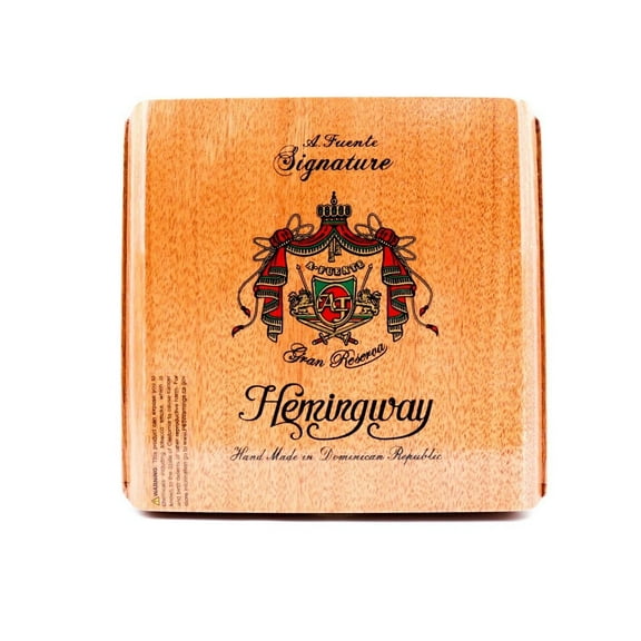 Hemingway Signature Reserva Especial Empty Wood Cigar Box 6.75" x 7" x 2.75"