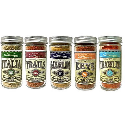 The Flavors of Ernest Hemingway Spice Collection - 5 Piece, 4 oz
