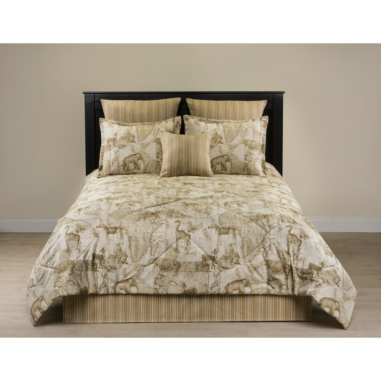 African Safari Comforter Set - California King, California King