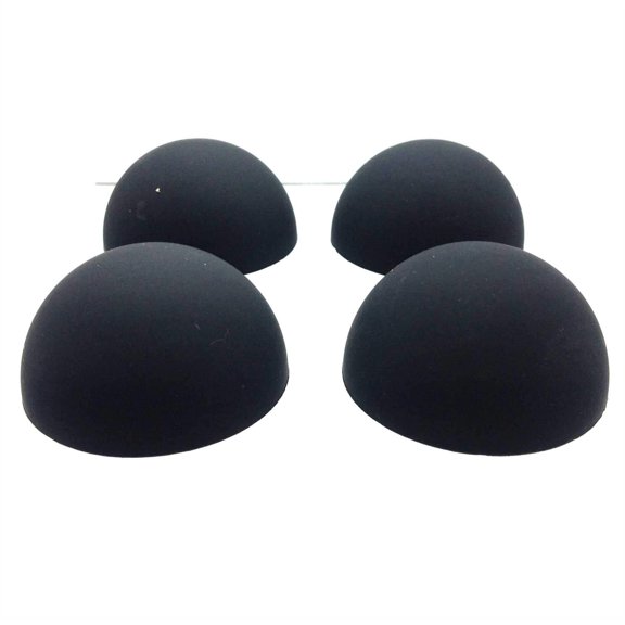 Hemisphere Silicone Anti-Vibration, Shock Absorption Isolation Non-Skid Foot Pads with Adhesive - Set of 4