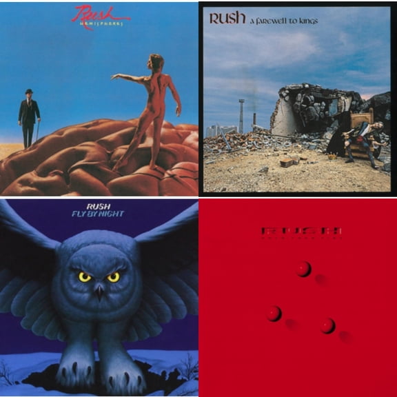 Fly By Night (180G) & Farewell To Kings (180G) & Hemispheres (180G) & Hold Your Fire (180G) [LP Vinyl Bundle]