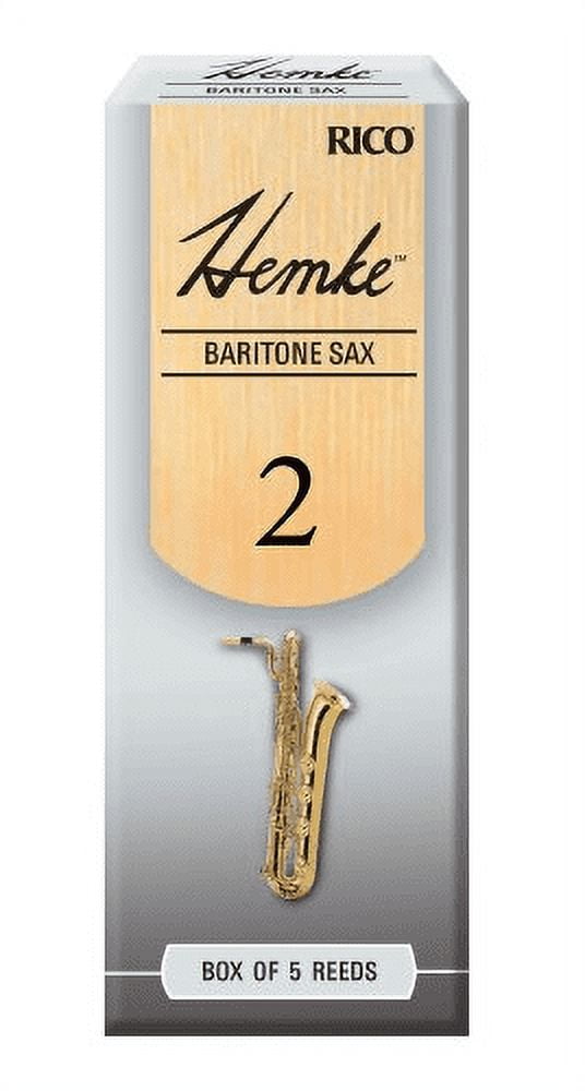 Hemke Baritone Saxophone Reeds, Strength 2.0, 5-pack